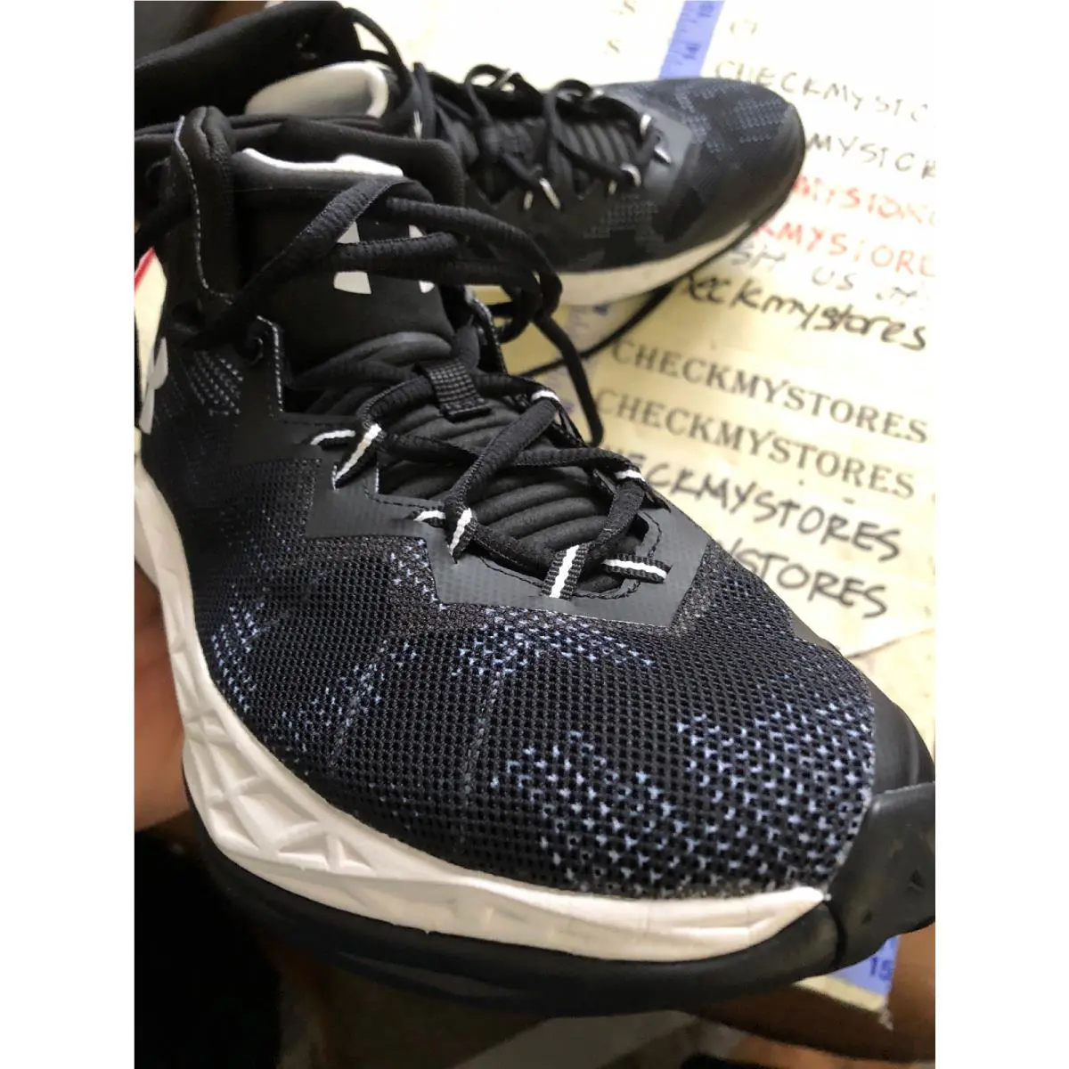 Under Armour shoes - 300390 - 300390 - BALCK WHITE MULTI (UPC: 191168871905) 6