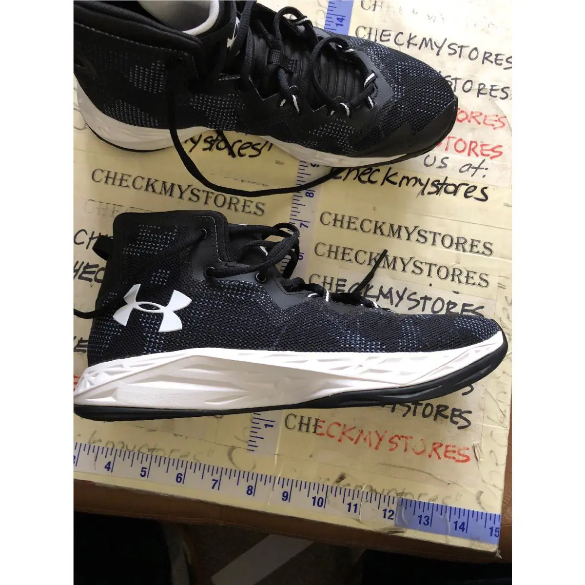 Under Armour shoes - 300390 - 300390 - BALCK WHITE MULTI (UPC: 191168871905) 7