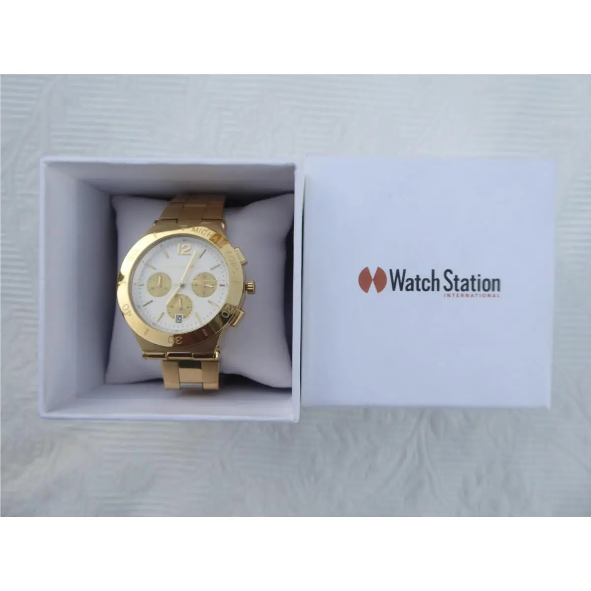 Michael Kors MK5933 `wyatt` Chronograph Gold -tone Watch 40mm