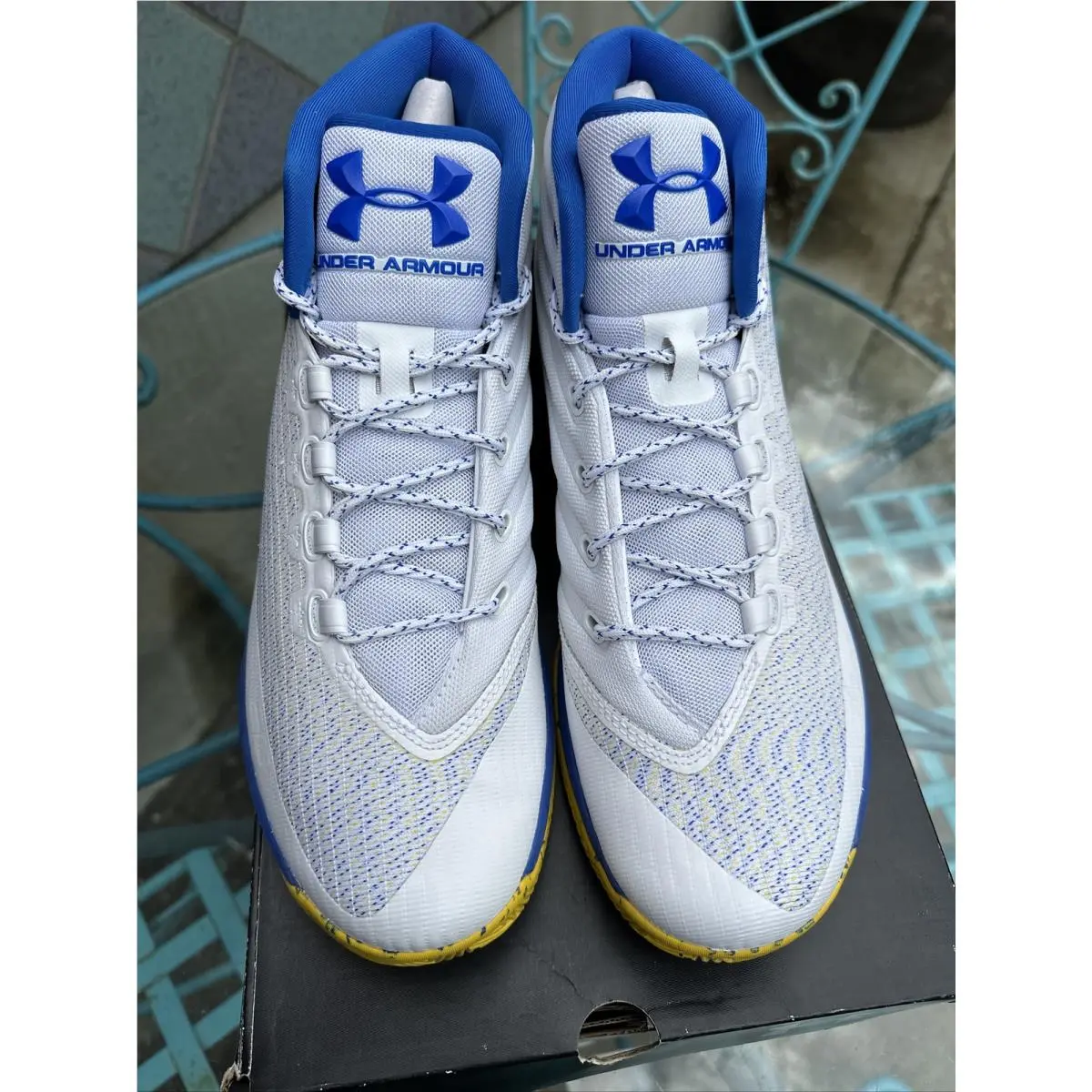UA Curry 3 OG Home White Under Armour Size 11.5