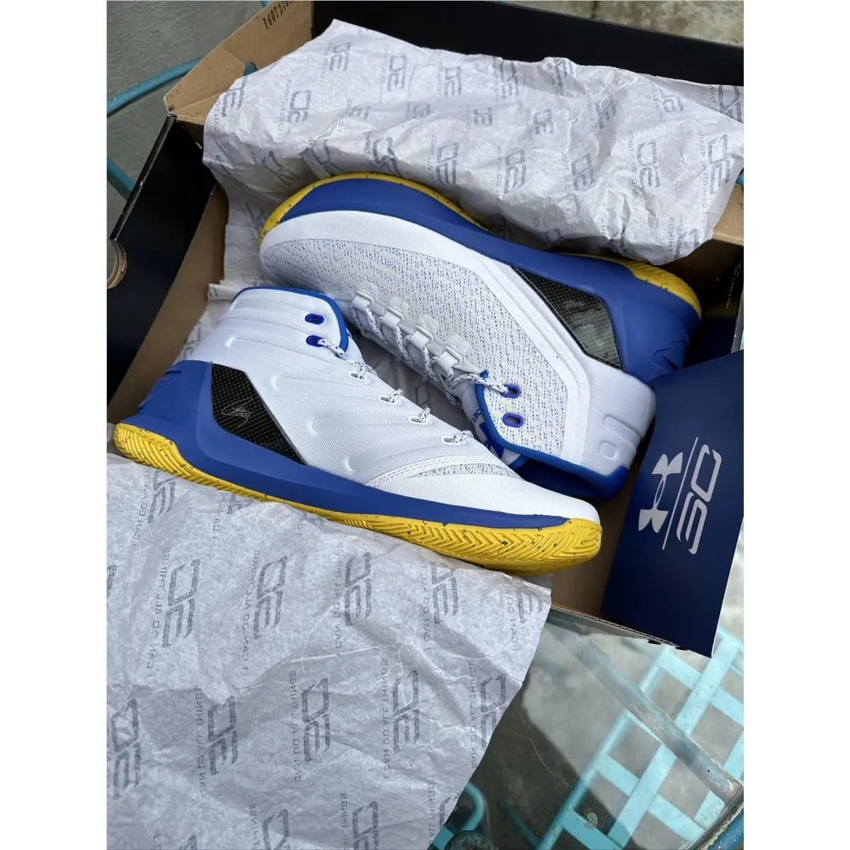 Under Armour shoes - Under Armour Curry 3 - Curry - 1269279-106 - White 6