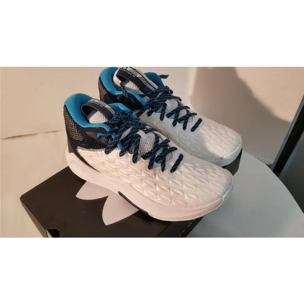 Under Armour shoes - Under Armour HOVR Havoc - HOVR Havoc - White/Midnight Navy/White (UPC: 195253713637) 2