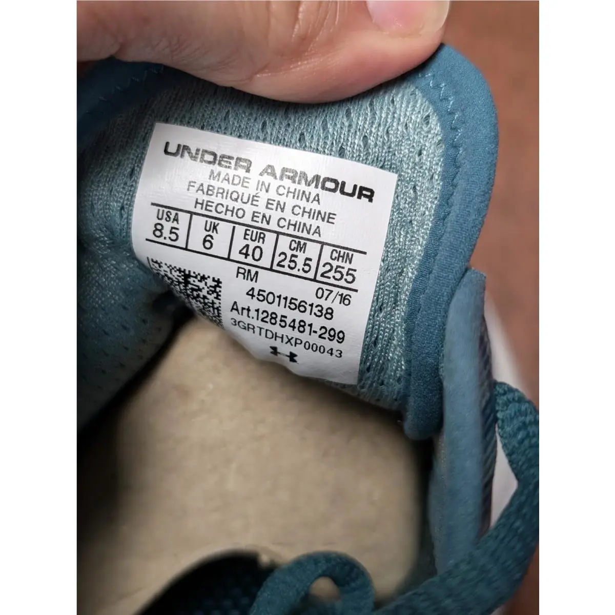 Under Armour shoes - Under Armour Speedform Gemini3 CY RE Running Shoe - 1285481-299 - Teal (UPC: 0190085919660) 7