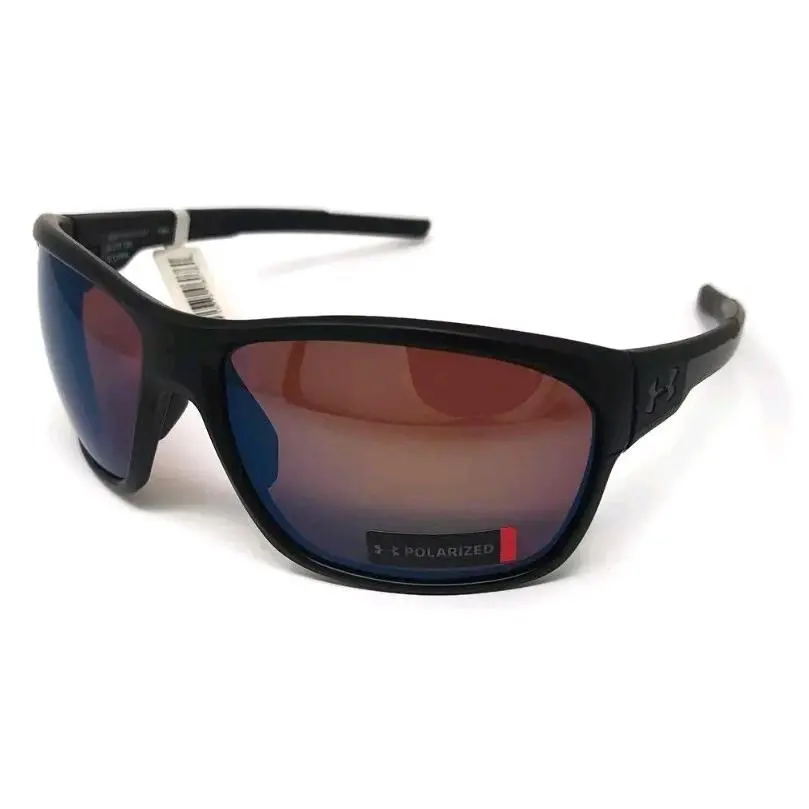 Nos Under Armour 8650130010137 No Limits Sunglasses - Black/polarized Amber Lens