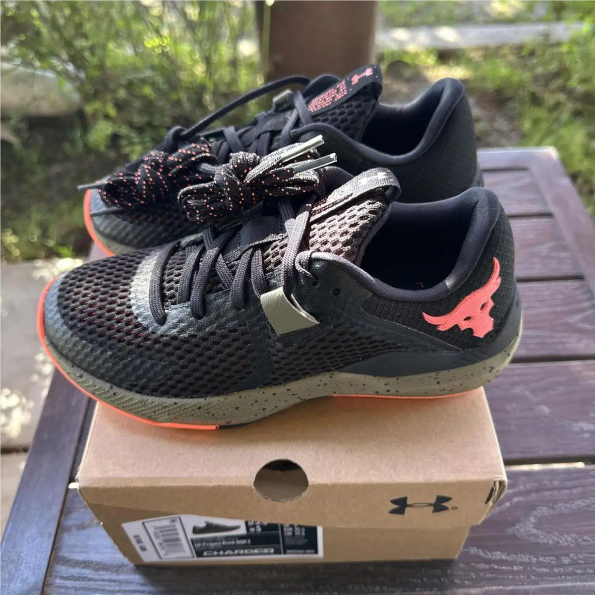 Under Armour shoes - Under Armour Project Rock 2 - Orange 1