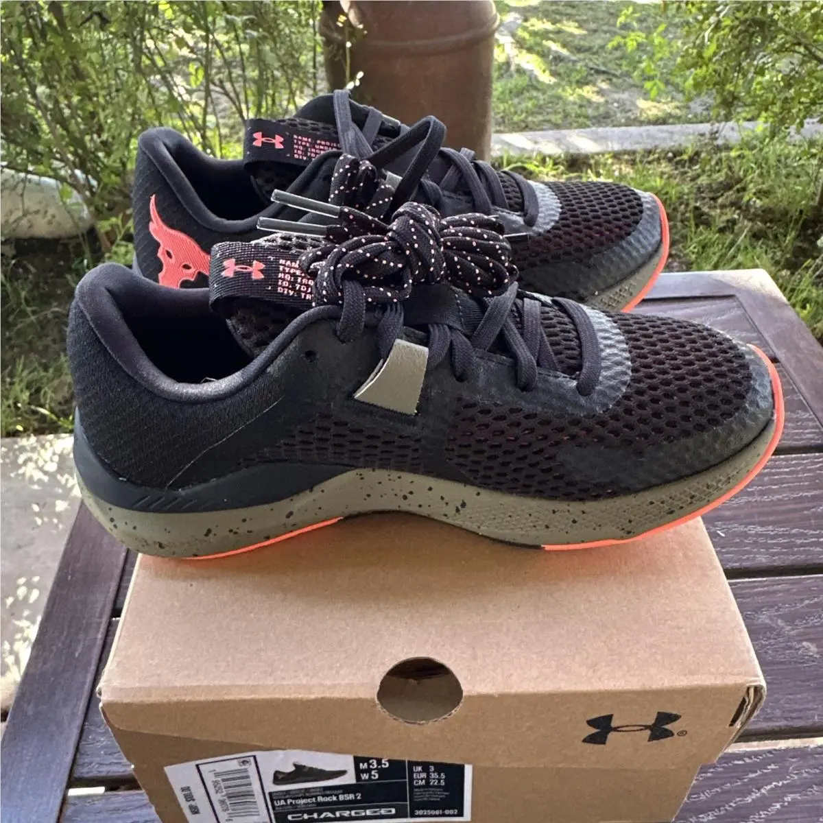 Under Armour shoes - Under Armour Project Rock 2 - Orange 5