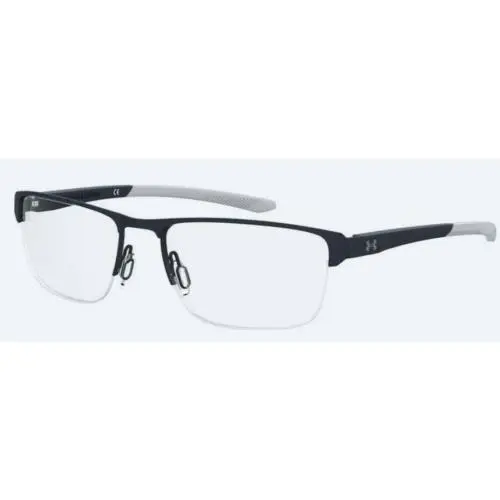 Ua 5037/G 04NZ/00 Blue/grey Rectangle Metal Unisex Eyeglasses by Under Armour