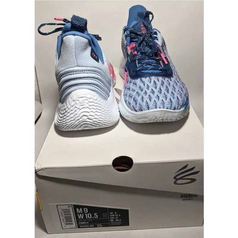 Under Armour shoes - Under Armour Curry 9 - Curry - 3025684-405 - Blue (UPC: 195252290979) 2