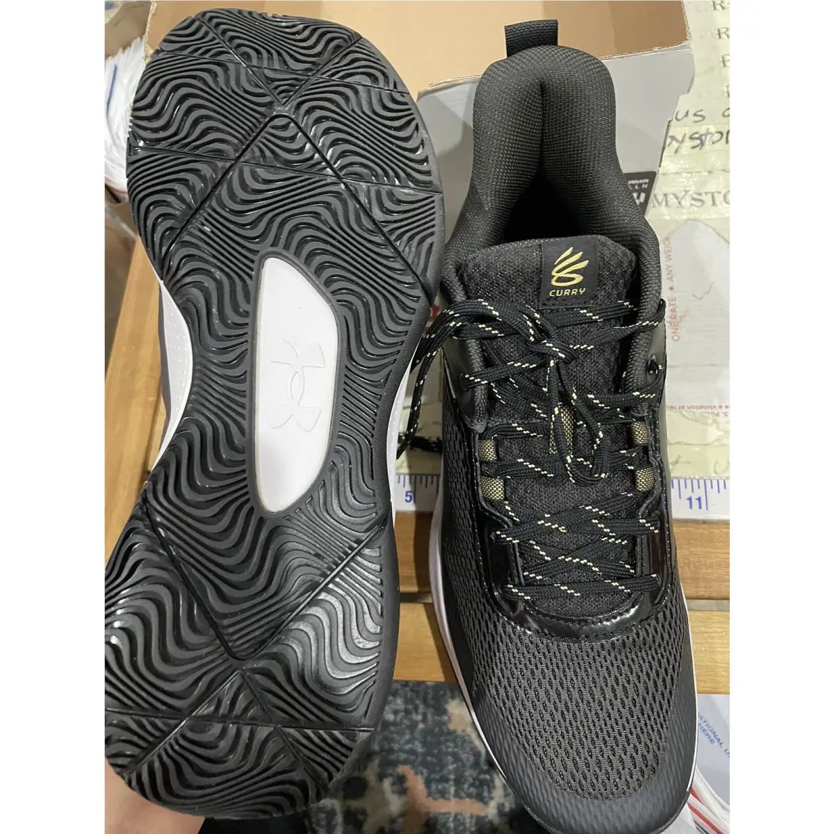 Under Armour shoes - Under Armour Curry 3Z6 - Curry - 3025090102 - Black Gold Multi (UPC: 0196040271262) 12