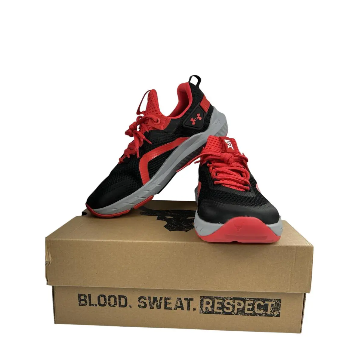 Under Armour shoes - UA Project Rock BSR 3 UFC - 3026462 - Red 3