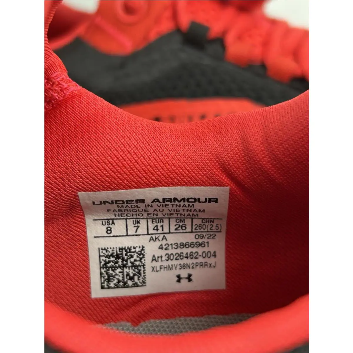 Under Armour shoes - UA Project Rock BSR 3 UFC - 3026462 - Red 5