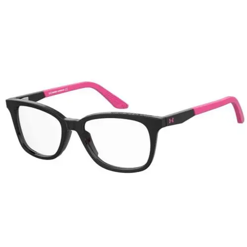 Ua 9005 0807/00 Black Teen Round Unisex Eyeglasses by Under Armour