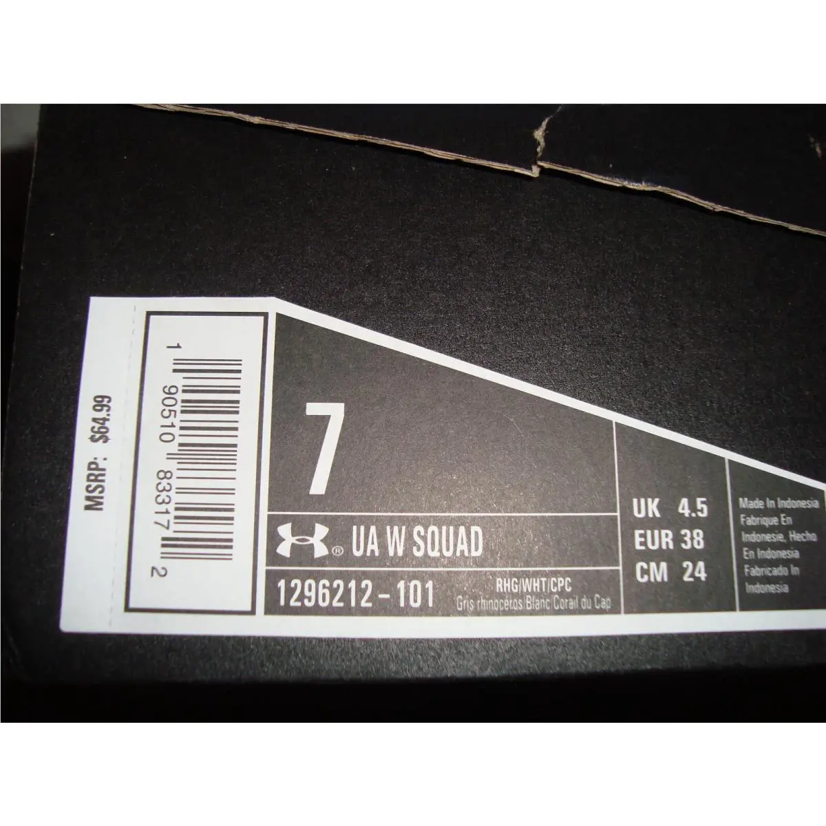 Under Armour shoes - UA W SQUAD - SQUAD - Gray 11