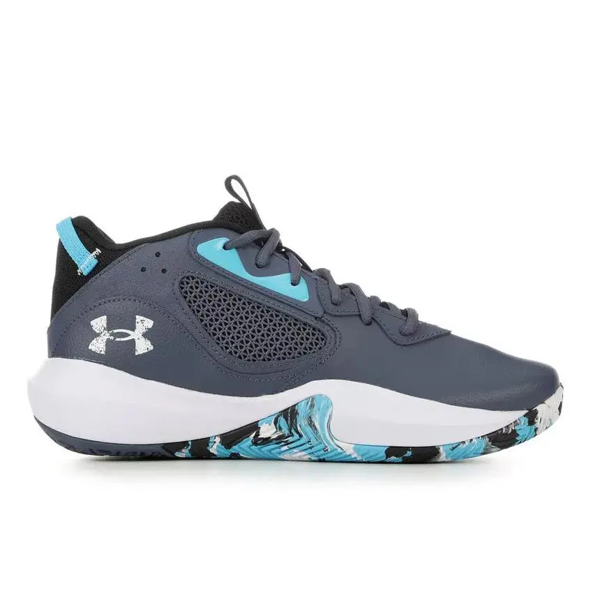 Under Armour Lockdown 6 Adult Basketball Shoes Downpour Gray Size 12 - Gray