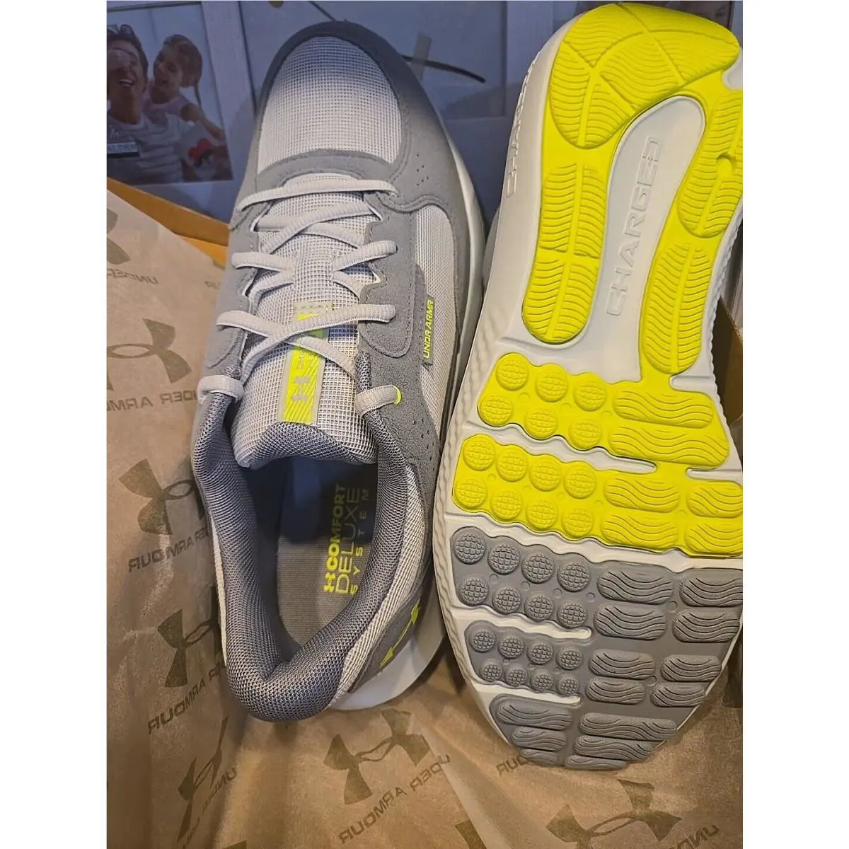Under Armour shoes - Under Armour Charged Versurge - Charged Versurge - Gray 4