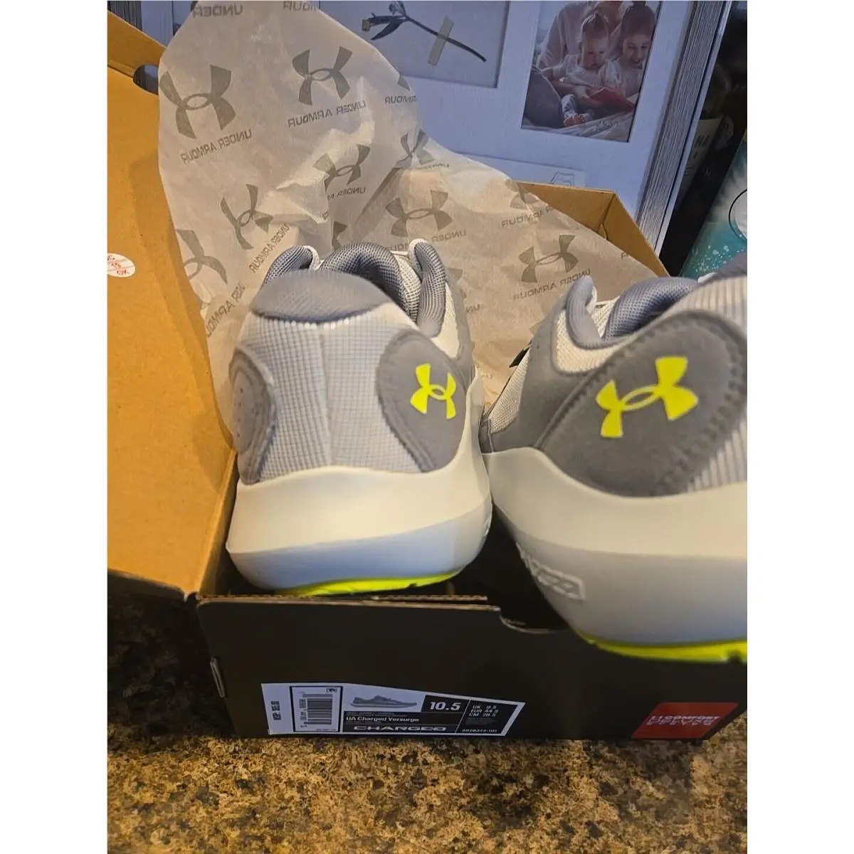 Under Armour shoes - Under Armour Charged Versurge - Charged Versurge - Gray 6