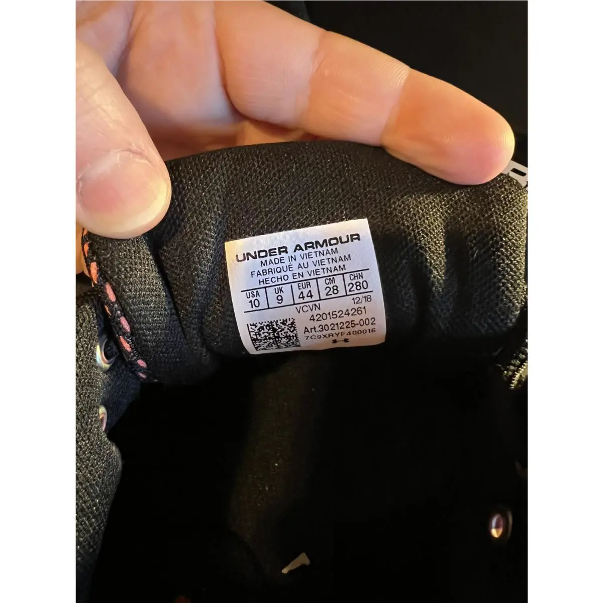 Under Armour shoes - Under Armour Charged Rogue - Charged Rogue - Black 3