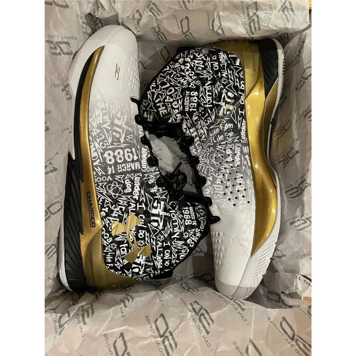 Under Armour shoes - Under armour Curry 1 - Curry - Black 1