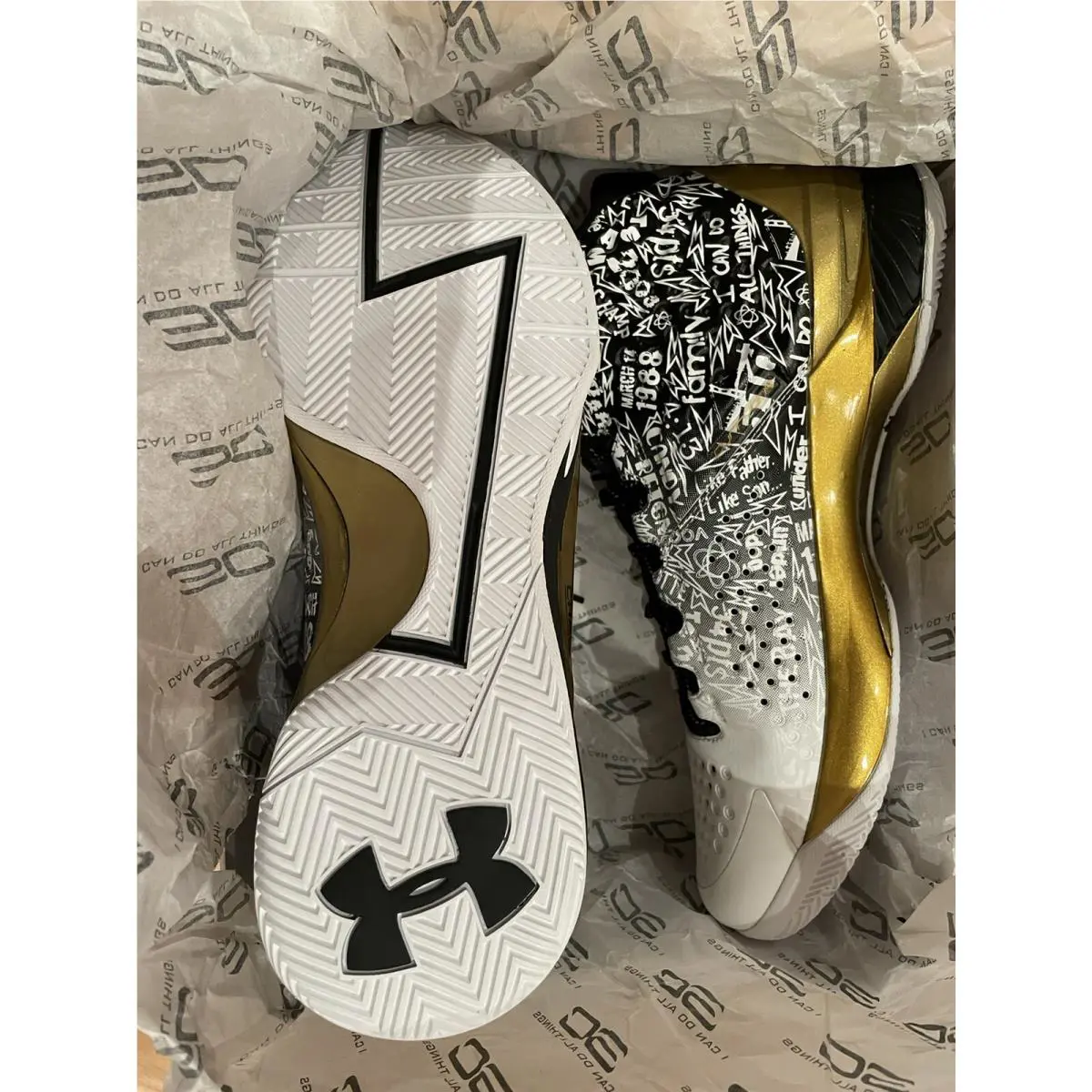Under Armour shoes - Under armour Curry 1 - Curry - Black 2
