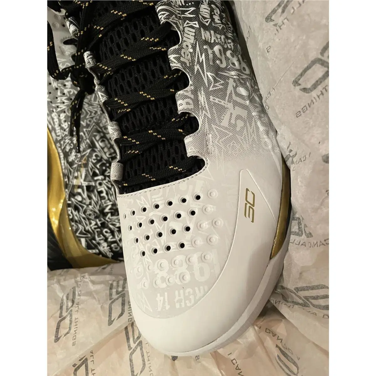 Under Armour shoes - Under armour Curry 1 - Curry - Black 5