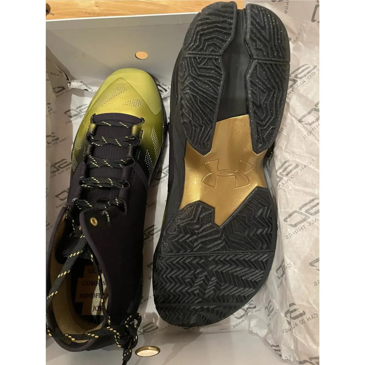 Under Armour shoes - Under armour Curry 1 - Curry - Black 7