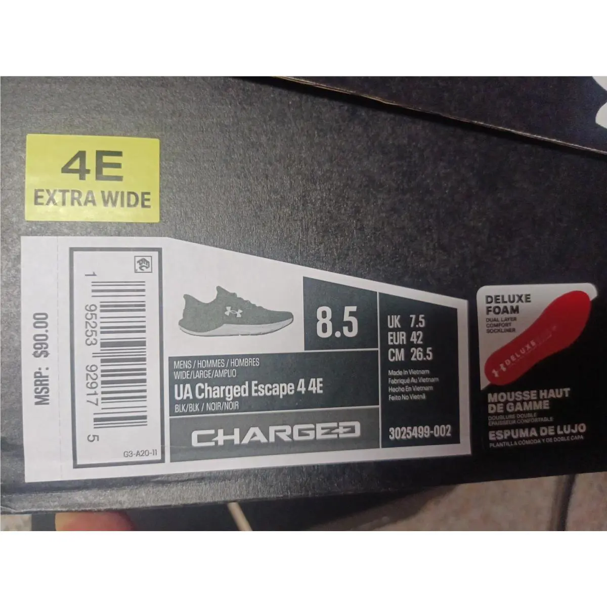 Under Armour shoes - Under Armour Charged Assert 8 - Black 0