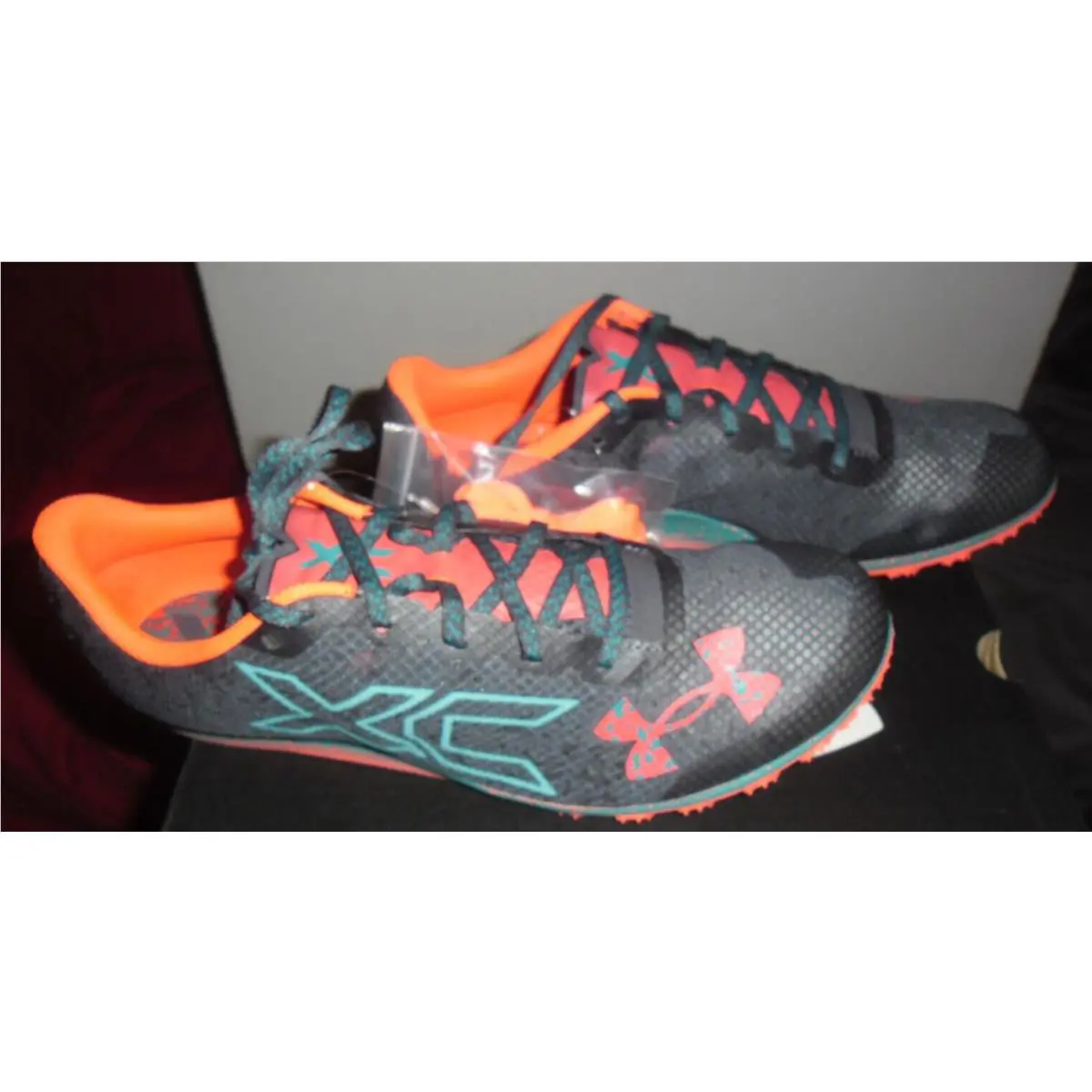 Under Armour shoes - 3022382-401 - 3022382-401 - Wire/Teal Rush/Beta Red (UPC: 192811336567) 1