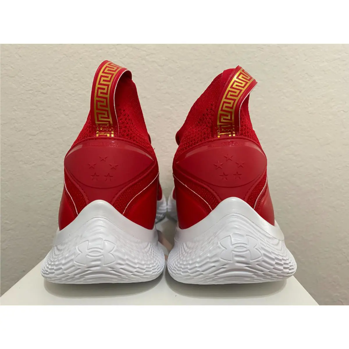 Under Armour shoes - Under Armour UA Curry 8 CNY Chinese New Year Flow - 3023085-103 - Red 4