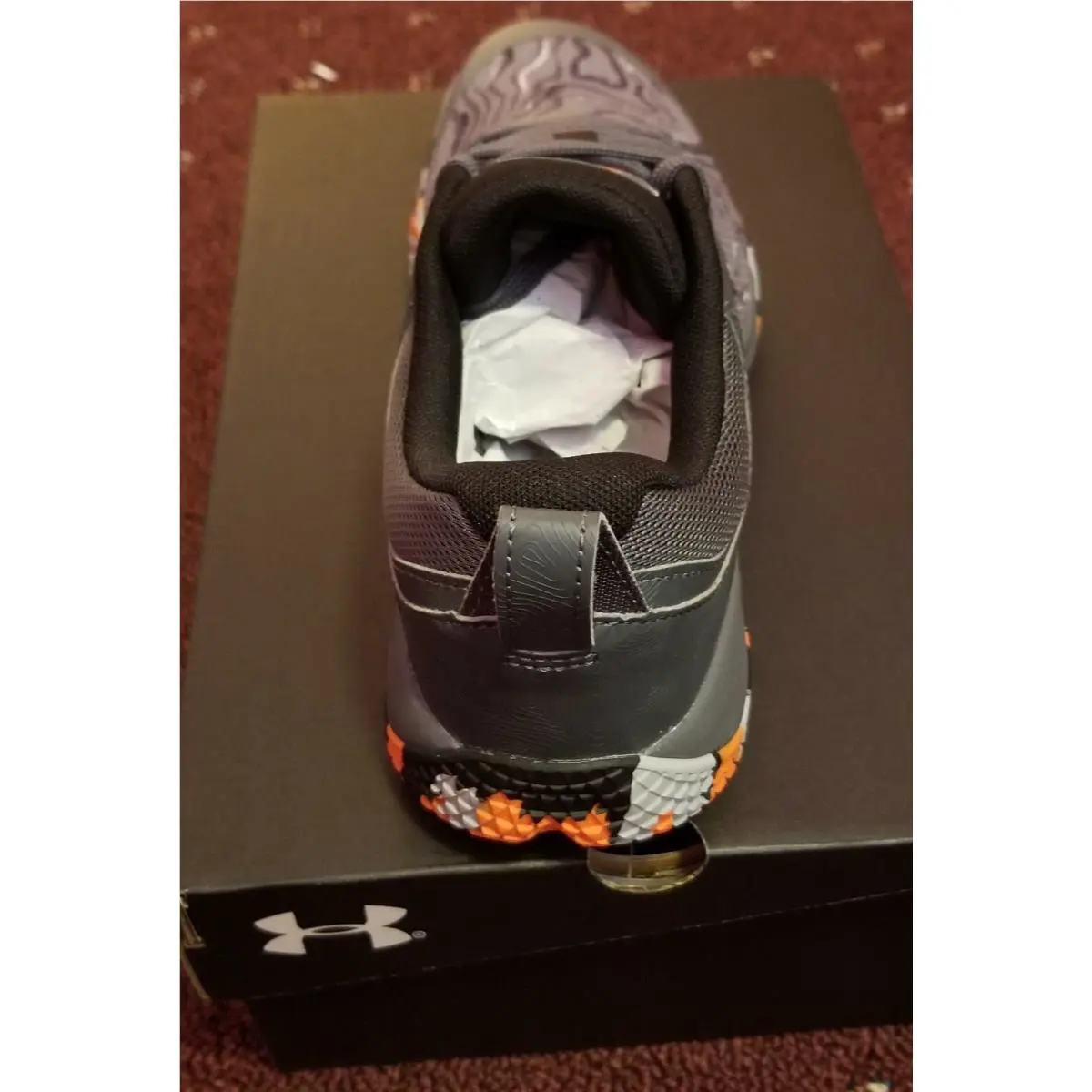 Under Armour shoes - Under Armour MAINSHOCK GS 3022865-100 - Gray 5