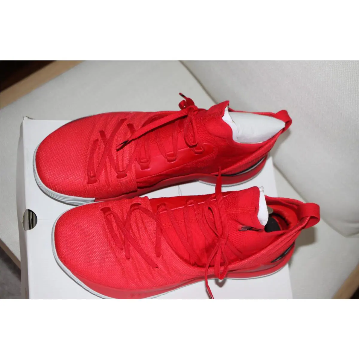 Under Armour shoes - Under armour Curry 5 - Curry - 3020657-600 - Red (UPC: 192007507757) 4