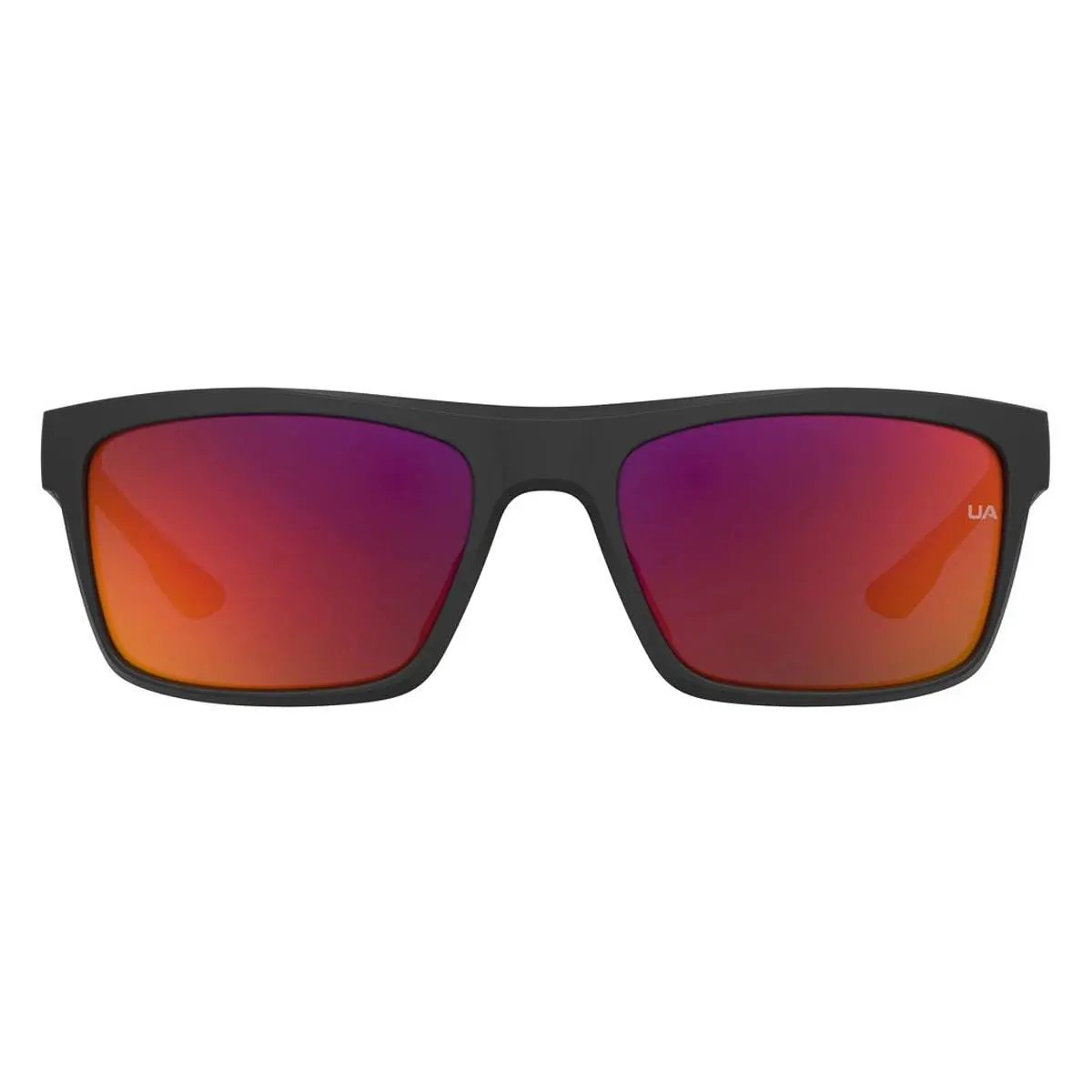 Under Armour UA Acetech Sunglasses Male Matte Black Red 58mm - Frame: Matte Black Red, Lens: Gray Infrared