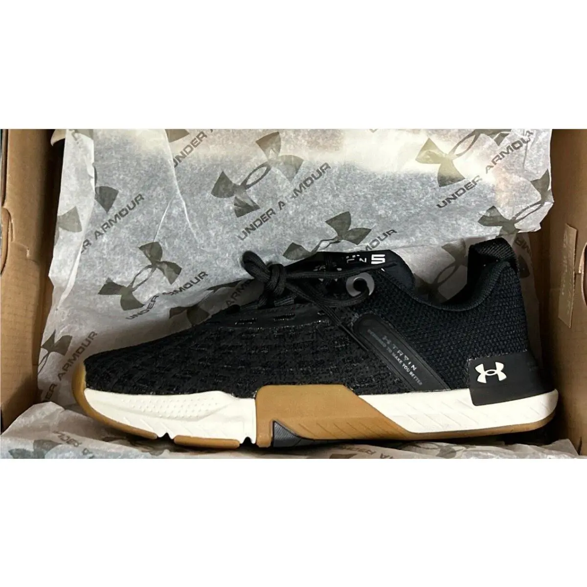 Under Armour shoes - Under Armor TriBase Reign - Under Armor TriBase Reign - 3026022-001 - Black (UPC: 0196040538297) 4