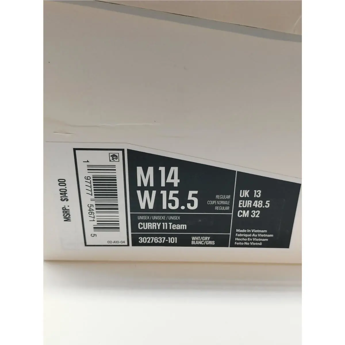 Under Armour shoes - Curry 11 Team - Curry Team - 3027637-101 - White (UPC: 197777546715) 4