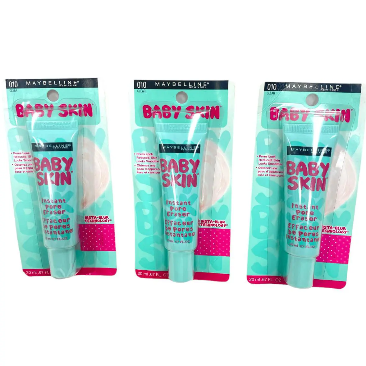 Maybelline Baby Skin Instant Pore Eraser 20ml/0.67fl/Clear You Pick Lots New Lot Of 3