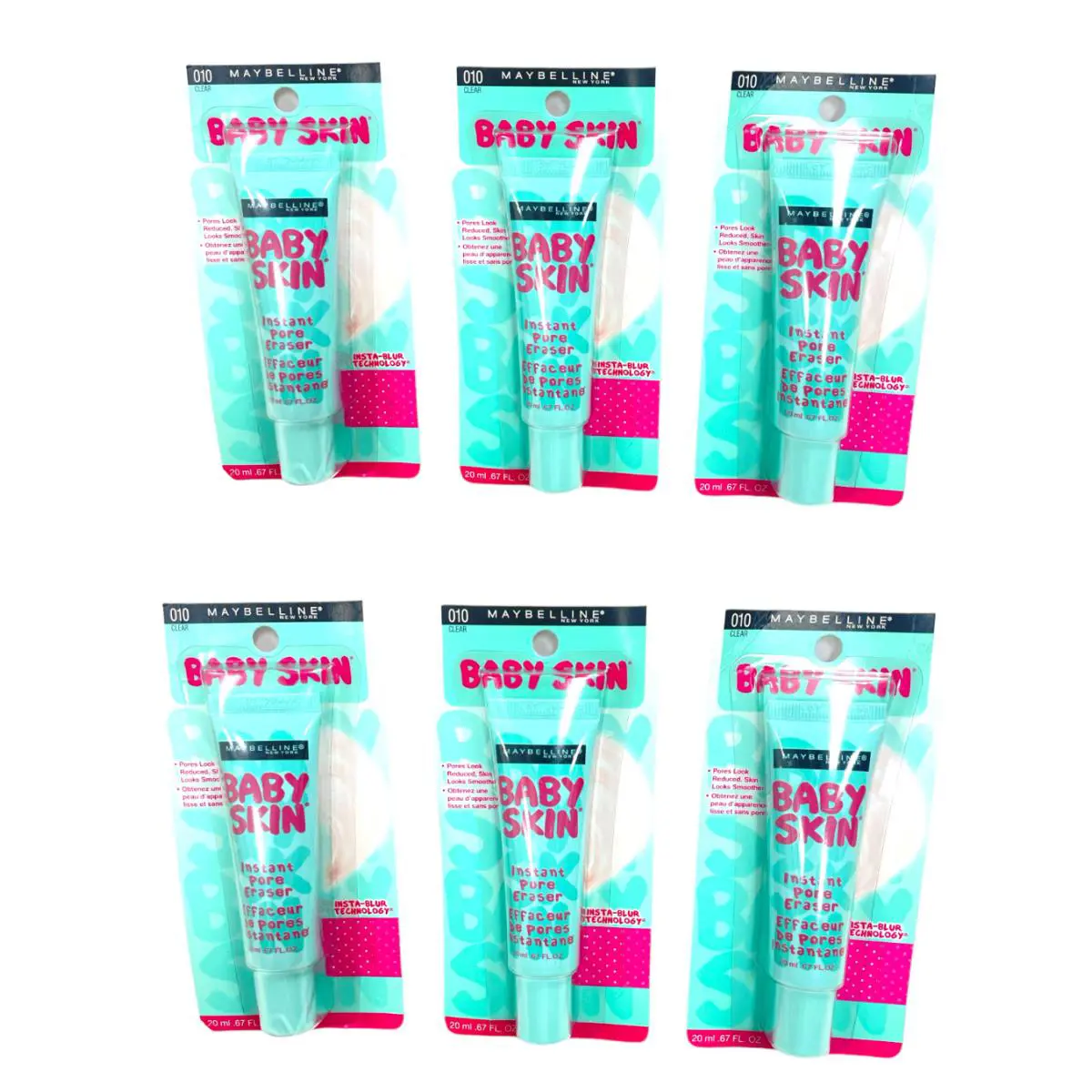 Maybelline Baby Skin Instant Pore Eraser 20ml/0.67fl/Clear You Pick Lots New Lot Of 6