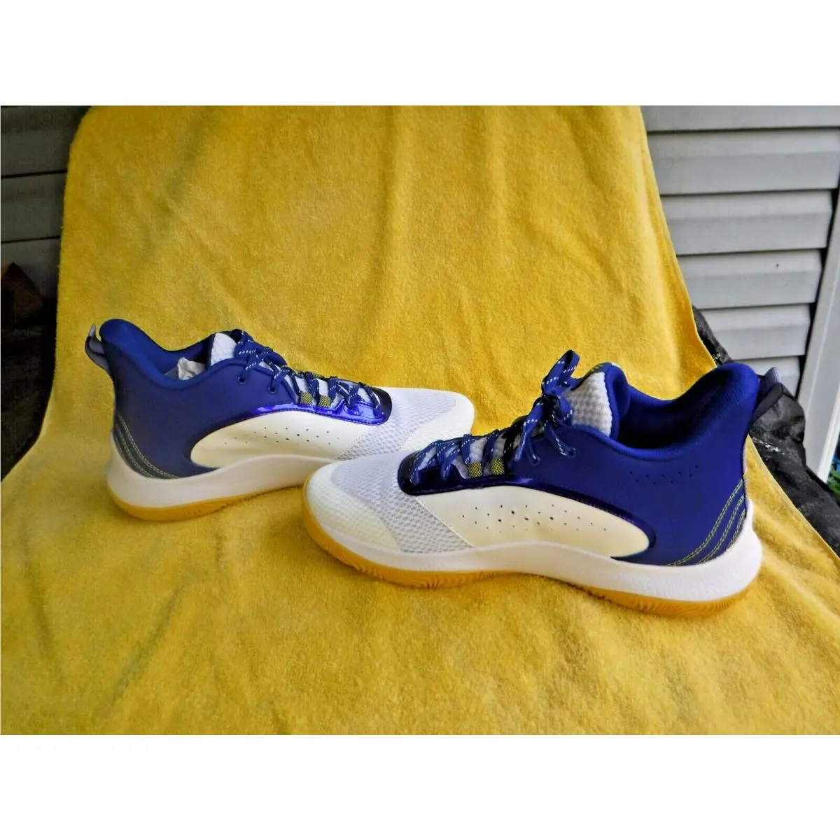 Under Armour shoes - Under Armour Curry 3Z6 - Curry - ART 3025090-103 - BLUE/WHITE W/ YELLOW (UPC: 196883010202) 9