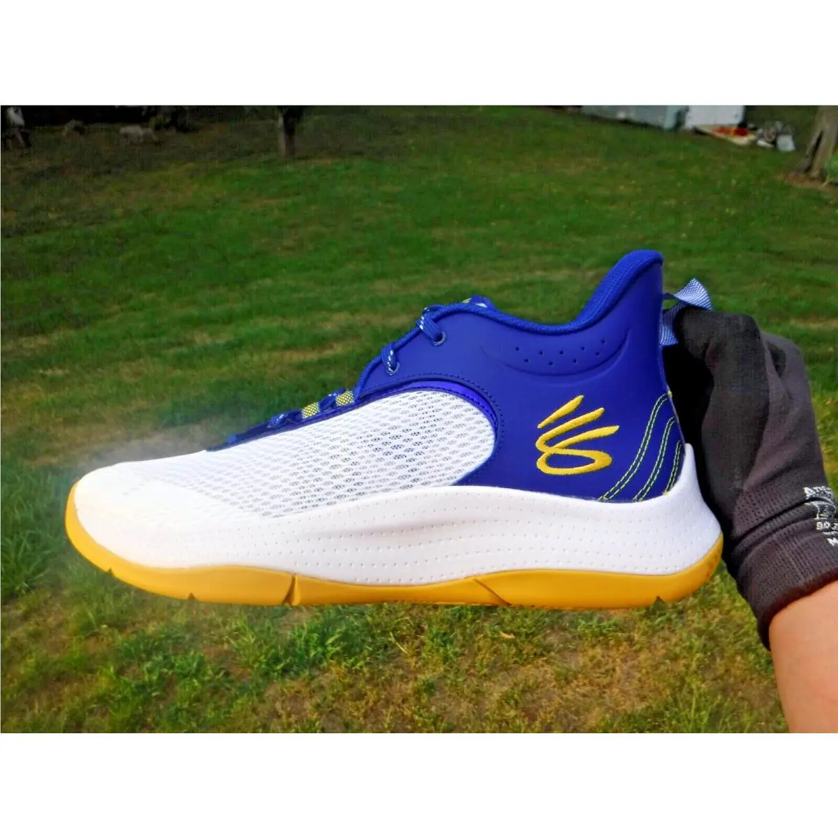 Under Armour shoes - Under Armour Curry 3Z6 - Curry - ART 3025090-103 - BLUE/WHITE W/ YELLOW (UPC: 196883010202) 0