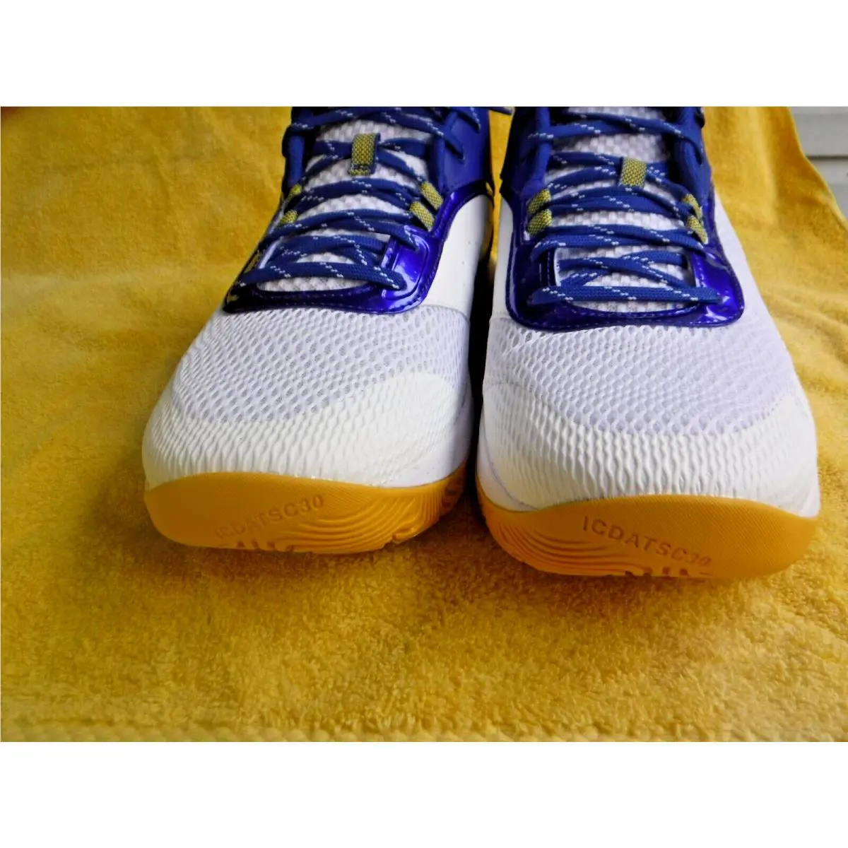 Under Armour shoes - Under Armour Curry 3Z6 - Curry - ART 3025090-103 - BLUE/WHITE W/ YELLOW (UPC: 196883010202) 5