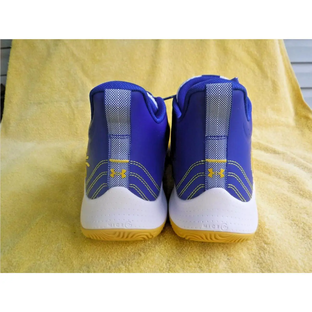 Under Armour shoes - Under Armour Curry 3Z6 - Curry - ART 3025090-103 - BLUE/WHITE W/ YELLOW (UPC: 196883010202) 6