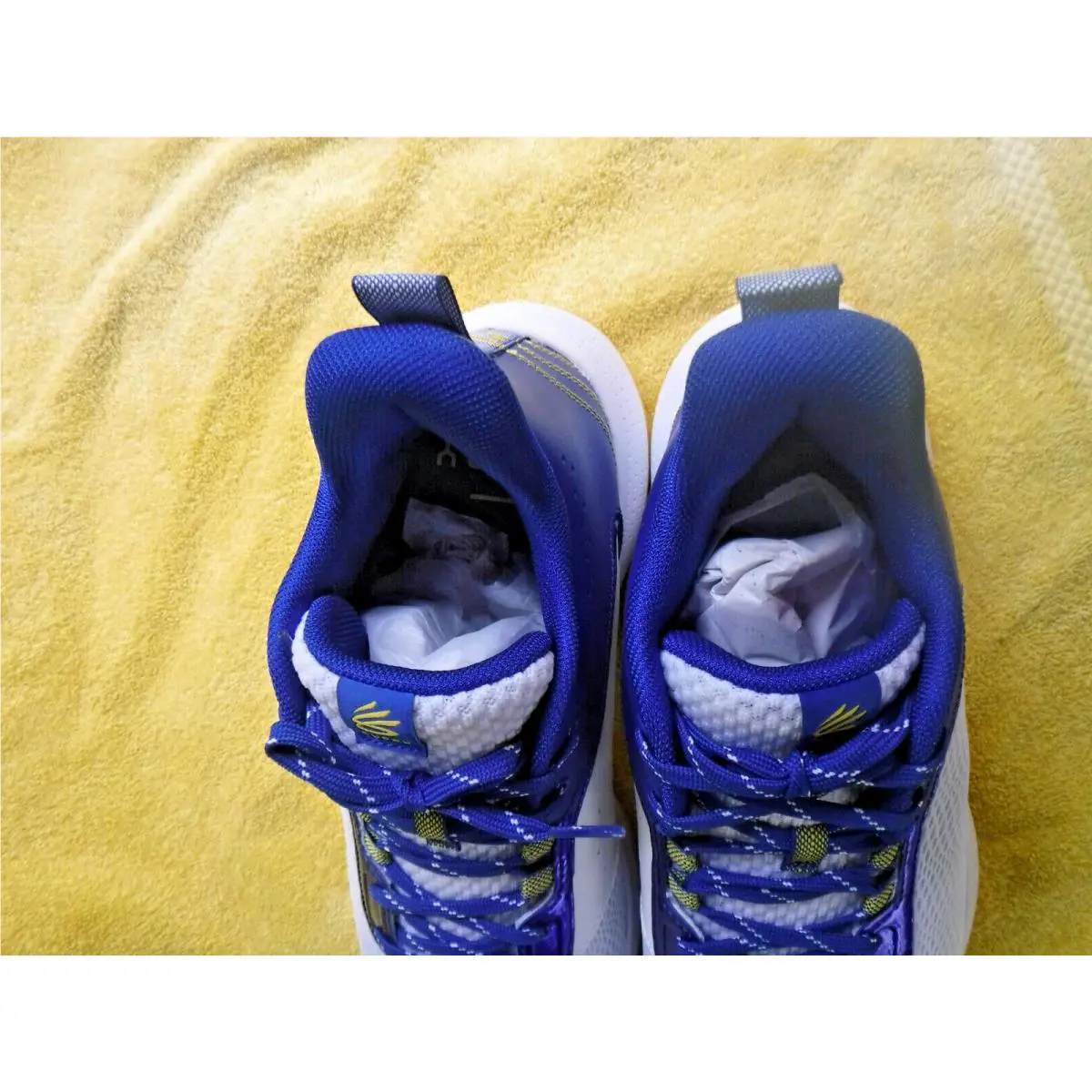 Under Armour shoes - Under Armour Curry 3Z6 - Curry - ART 3025090-103 - BLUE/WHITE W/ YELLOW (UPC: 196883010202) 7