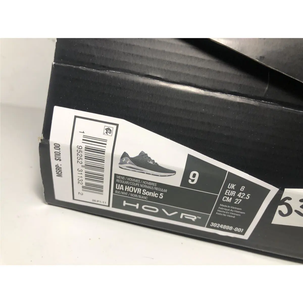 Under Armour shoes - Under Armour HOVR Sonic 5 - 3024898-001 - Black 1