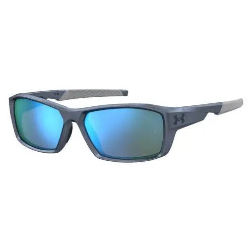 Under Armour UA Fanatical Sunglasses Male Gray Blue 58mm
