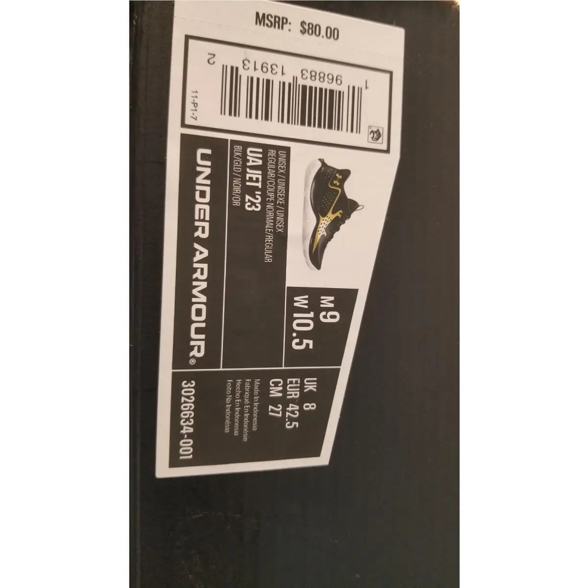 Under Armour shoes - Black (UPC: 196883139118) 4