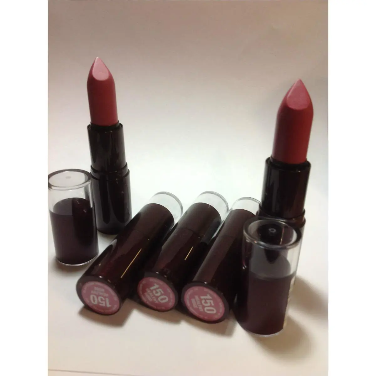 Lot OF 5 Maybelline Mineral Power Lipcolor Lipstick Healthy Rose 150 New