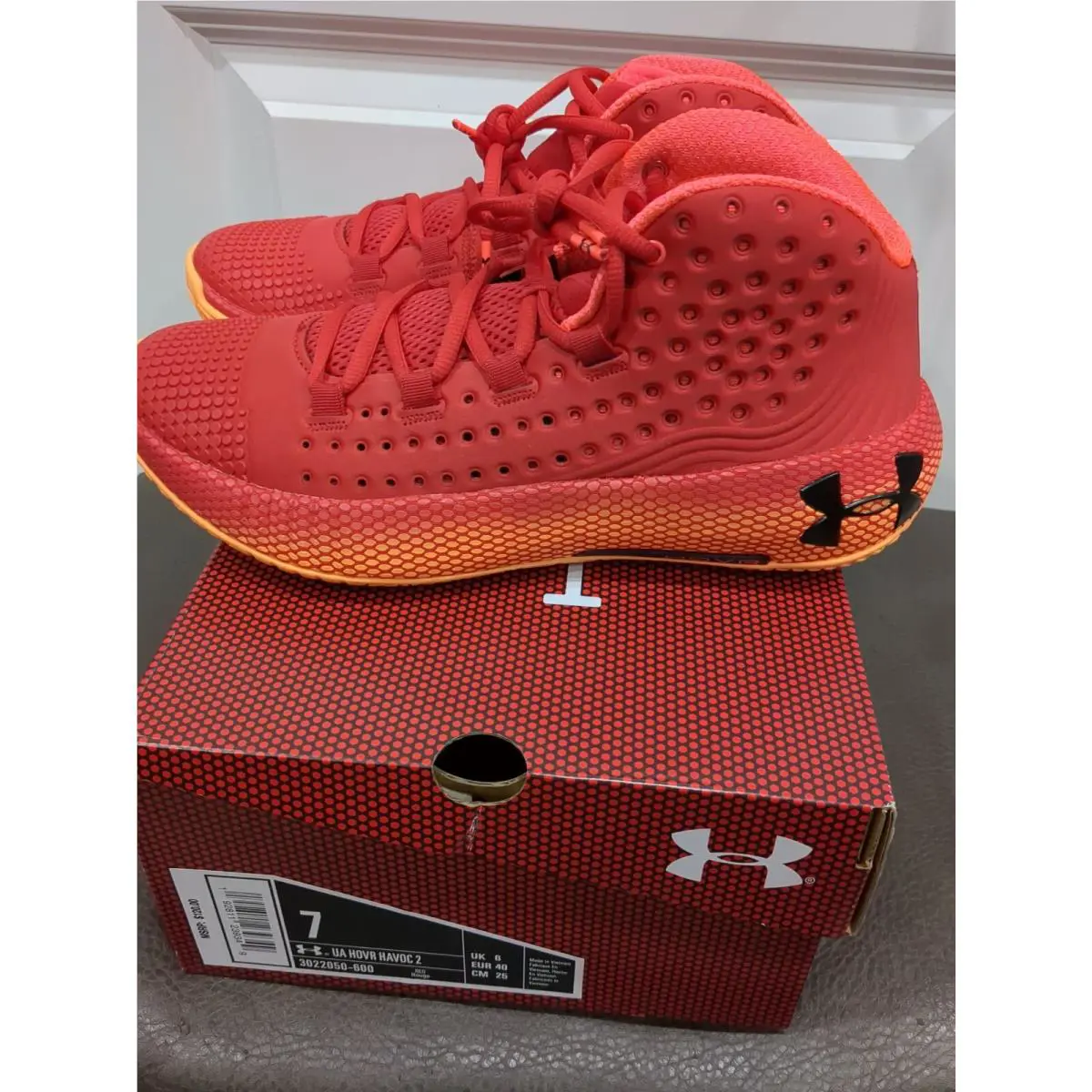 Under Armour shoes - Under armour HOVR Havoc - HOVR Havoc - 3022050-600 - Red 0