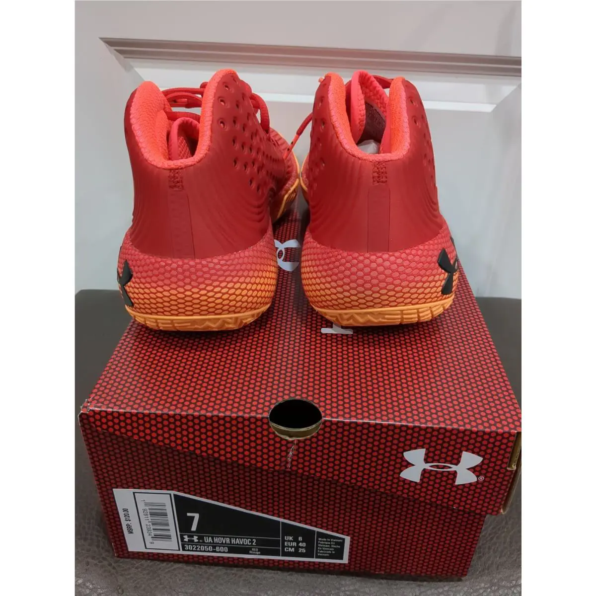 Under Armour shoes - Under armour HOVR Havoc - HOVR Havoc - 3022050-600 - Red 1