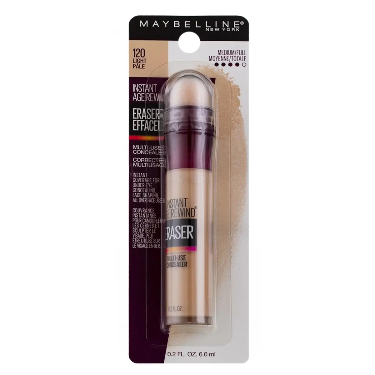 5 Pack  Instant Age Rewind Eraser Dark Circles Concealer Light by Maybelline