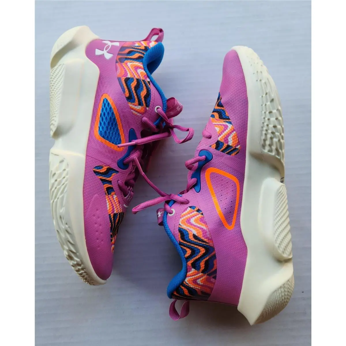 Under Armour shoes - Under Armour Flow - Flow - Pink / Orange / Blue / Black / White 2