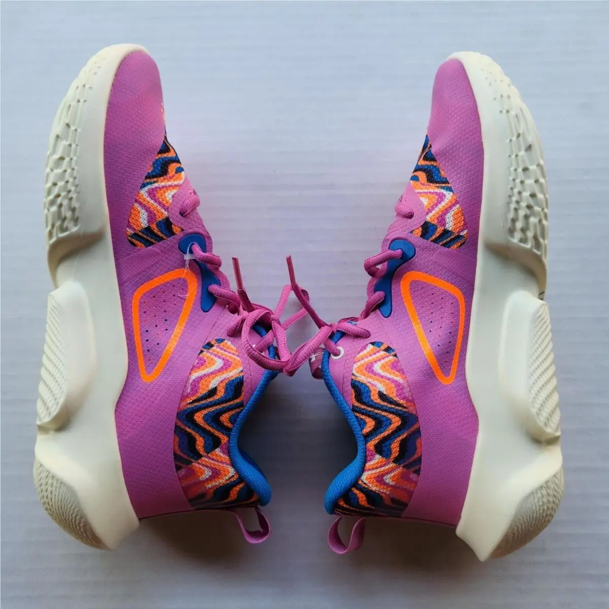 Under Armour shoes - Under Armour Flow - Flow - Pink / Orange / Blue / Black / White 4