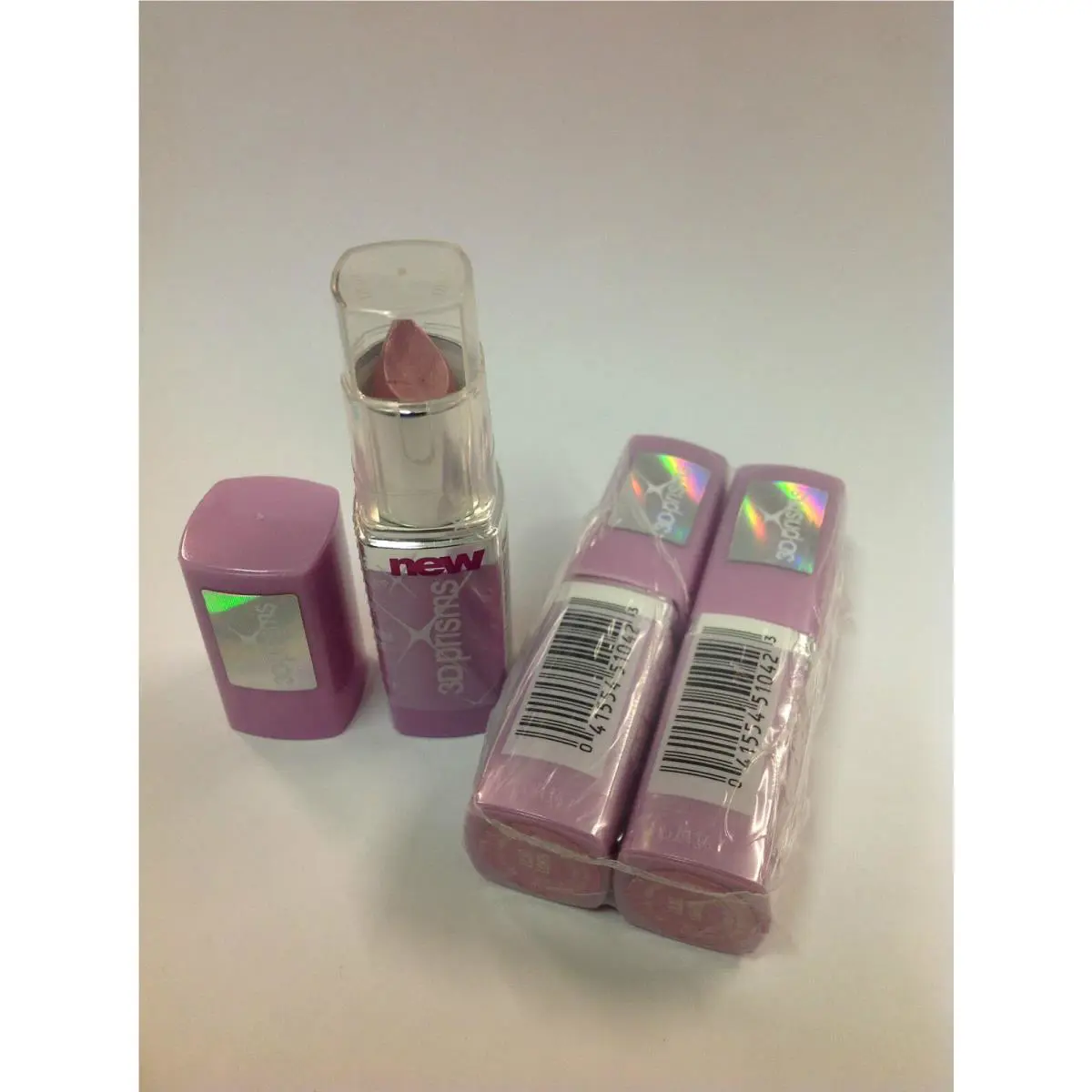 3 X Maybelline Wet Shine Diamonds Lipcolor Lipstick Lilac Lights New